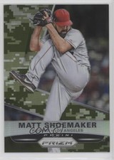2015 Panini Prizm Camo Prizm 53/199 Matt Shoemaker #115 7l6