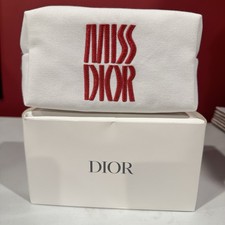 Miss Dior White Vanity GWP Cosmetic Pouch