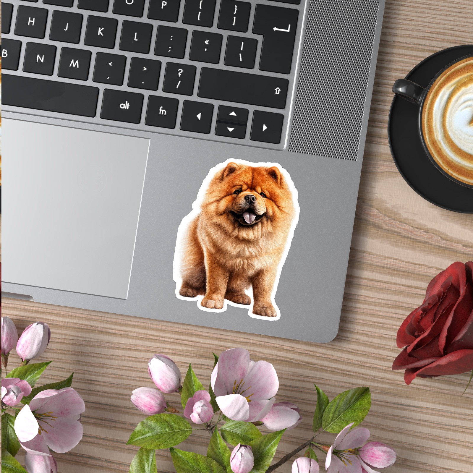 Chow Chow Dog - Vinyl Decal Sticker - Car Window Laptop - ebn12153