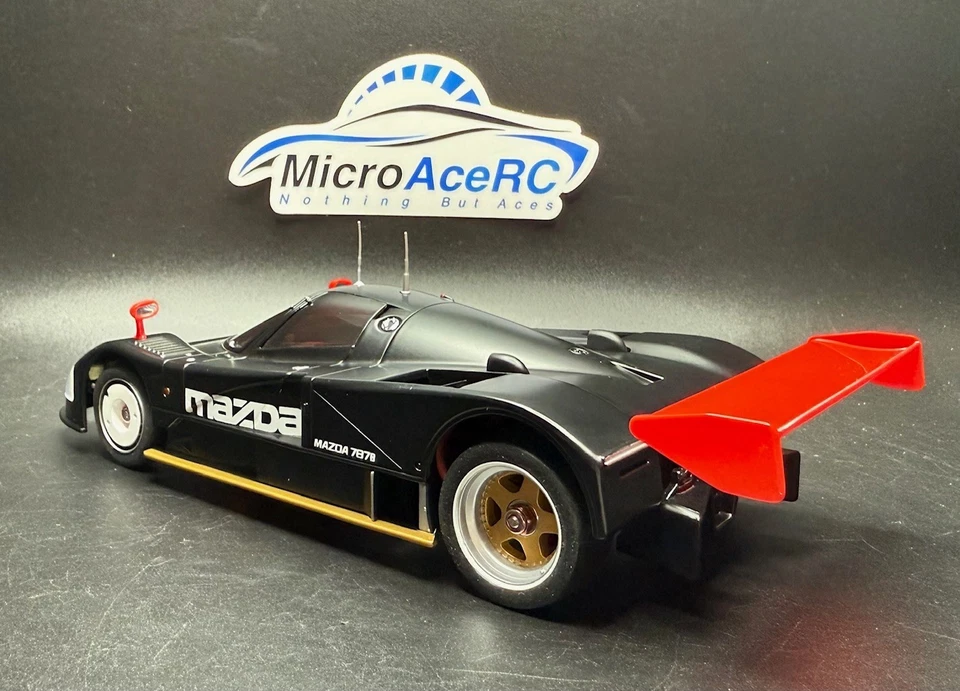 Used Mini-z MR03 ASF Very Rare Red Tiki Tiki Mazda 787B Test Car - Image 4 of 4