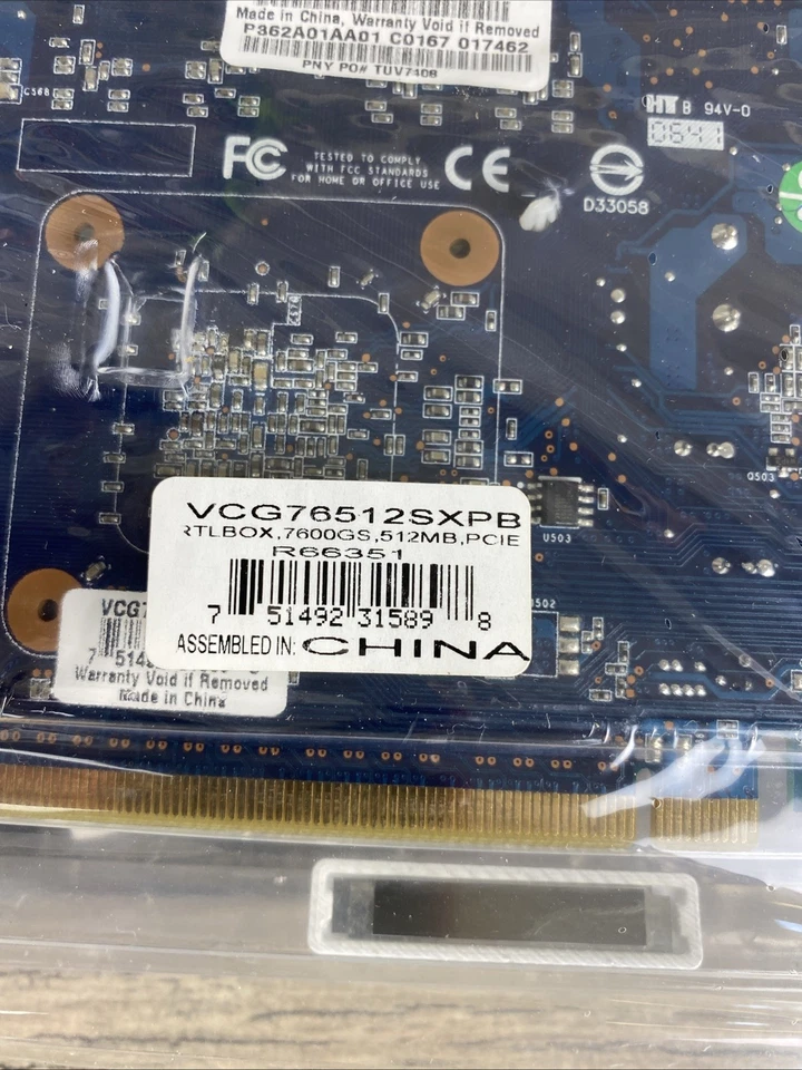 PNY NVIDIA GeForce 7600 GS (VCG76512SXPB) 512MB DDR2 SDRAM PCI Express x16... - Image 3 of 4