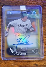 2016 Bowman Draft - Chrome Draft Pick Autographs Zack Collins #CDA-ZC Gold...