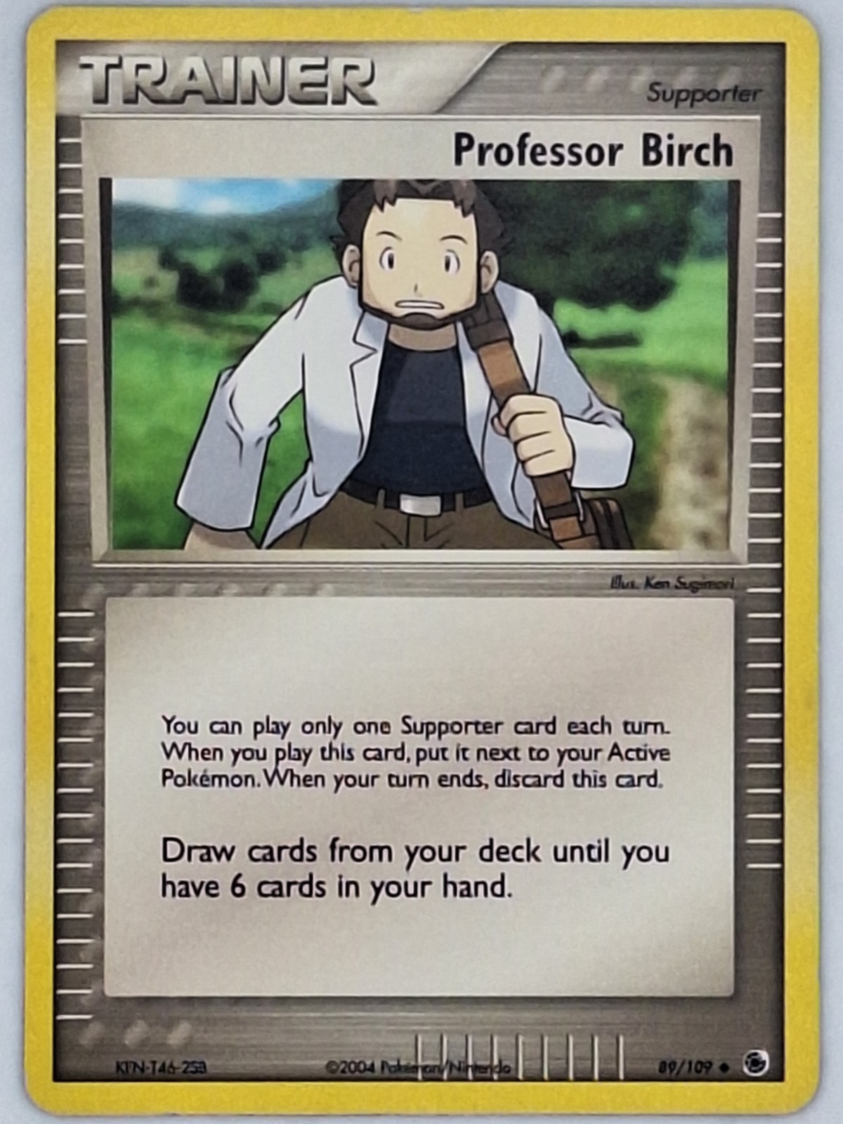 Professor Birch 89/109 Pokemon - EX Ruby and Sapphire MP