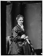 Photo:Lucretia Rudolph Garfield Washington DC 1870s Portrait First Lady