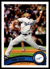 Ted Lilly 2011 Topps #36 Los Angeles Dodgers MLB READ FREE SHIPPING AutographDen