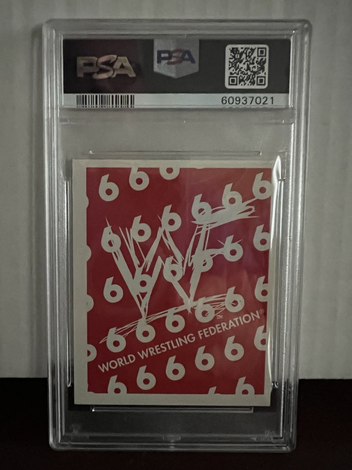 1999 Cardinal WWF Undertaker PSA 8 view 2