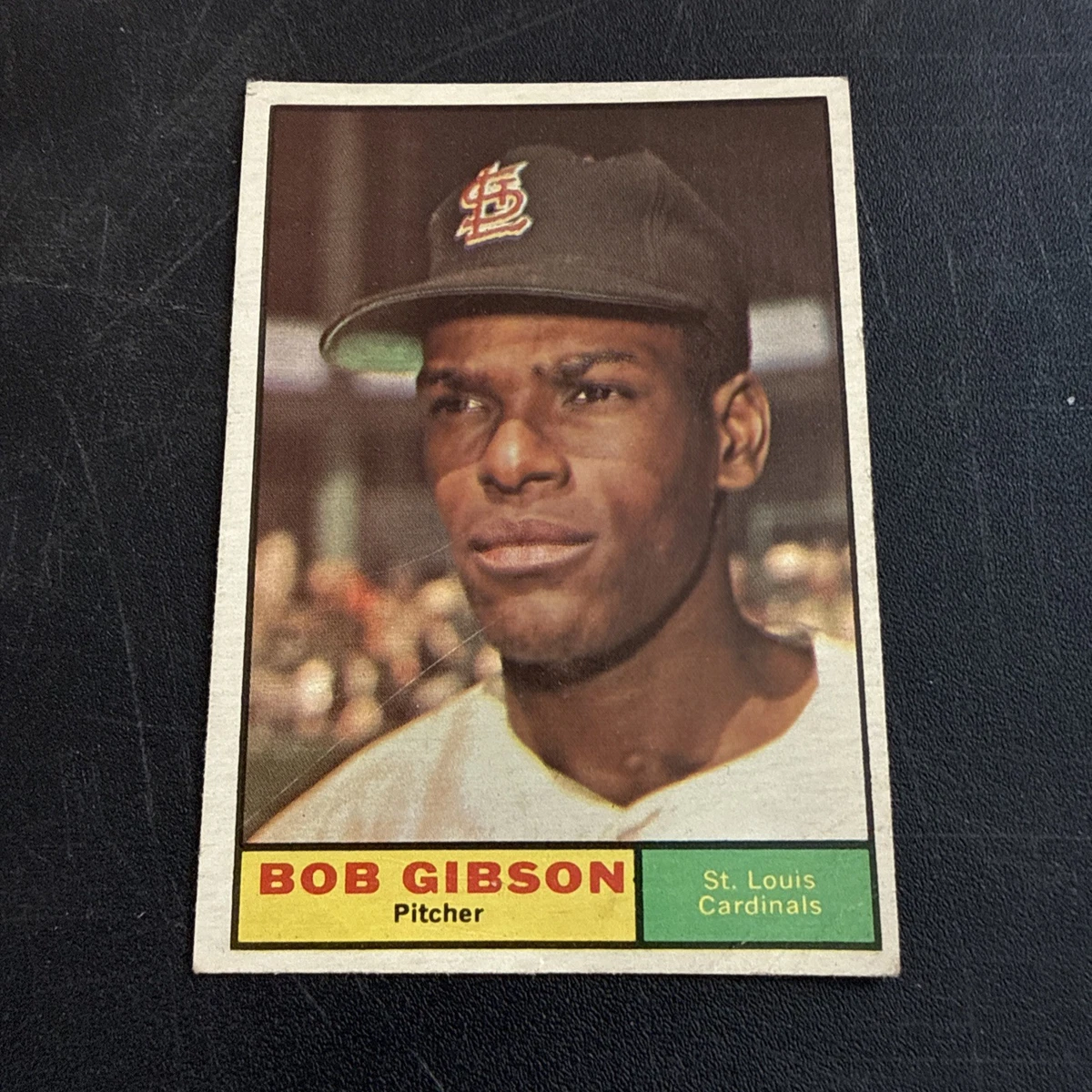 Topps Bob Gibson Baseball 1961 Season Sports Trading Cards 