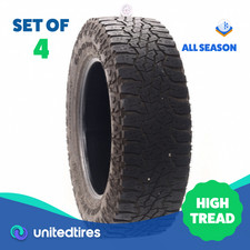 Set Of 4 Used Lt 27565r20 Goodyear Wrangler Ultra Terrain At - 10.5-11.532