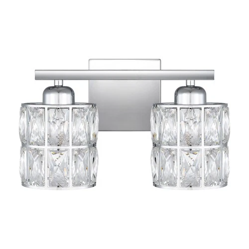 Quoizel GIB8613 Gibson 2 Light 12"W Bathroom Vanity Light - Chrome - Picture 12 of 12