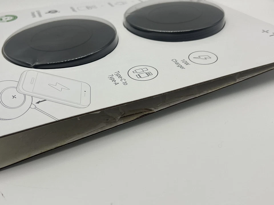 Estación de carga inalámbrica TYLT Shield Pad Qi - Paquete de 2 Foto 3 de 4