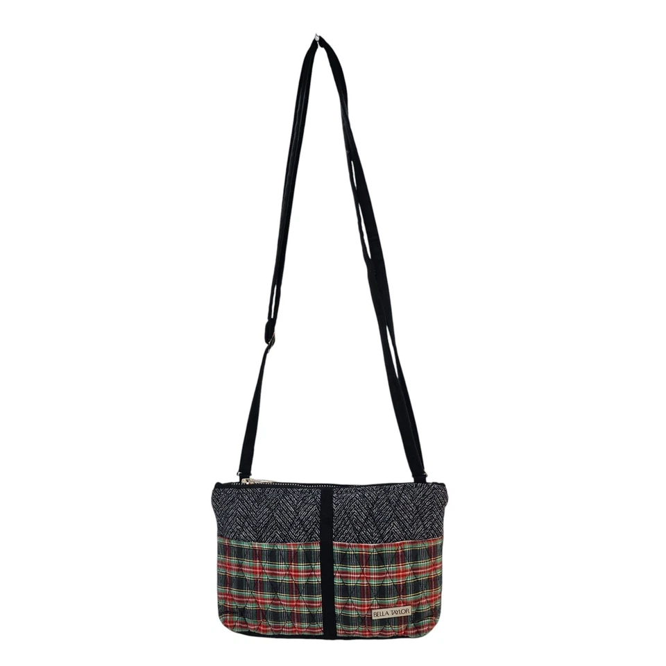 Bella Taylor Purse Shoulder Bag 5x8 Patchwork Quilted Farmhouse Cottagecore Fall - Image 2 of 4