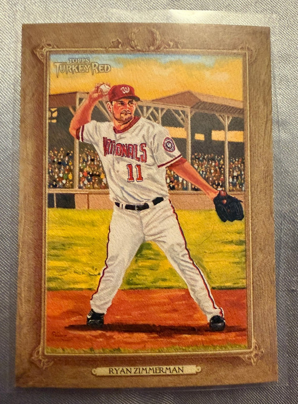 2007 Topps Turkey Red #127 Ryan Zimmerman Washington Nationals NM+