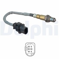 Delphi Lambdasonde Sensor Abgassteuerung ES20555-12B1 FüR BMW E63 E91 E93 E60 1