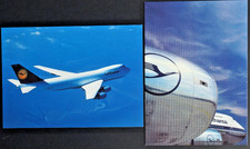 AK Postkarten Flugzeug Boeing 747 Lufthansa
