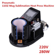 Ving Pneumatic 11OZ Mug Sublimation Heat Press Machine for Mugs Cup, 220V
