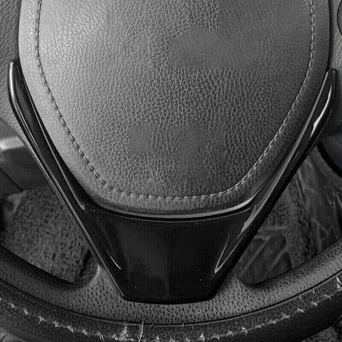 For Toyota Corolla 2014-2018 Bright Black Steering Wheel Strip Panel Cover Trim - Picture 4 of 4
