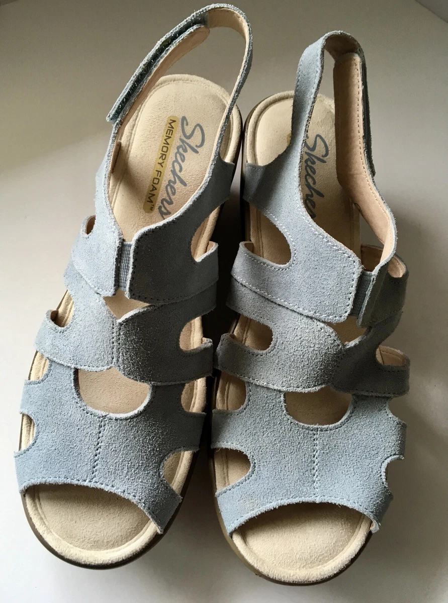 Skechers peep hotsell toe