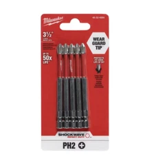 Milwaukee 48-32-4564 2 Phillips Shockwave 3-1/2 in. Power Bit (5 pack)