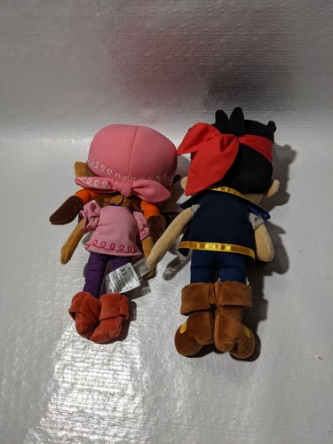 Disney Store Jake and the Neverland Pirates / Plush Lot of 2 /Jake & Izzy - Picture 2 of 5