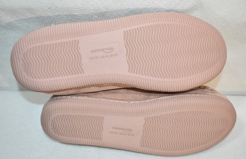 Home Top Moccasin Slippers Size 10 Memory Foam Light Mauve Women's - Picture 7 of 10