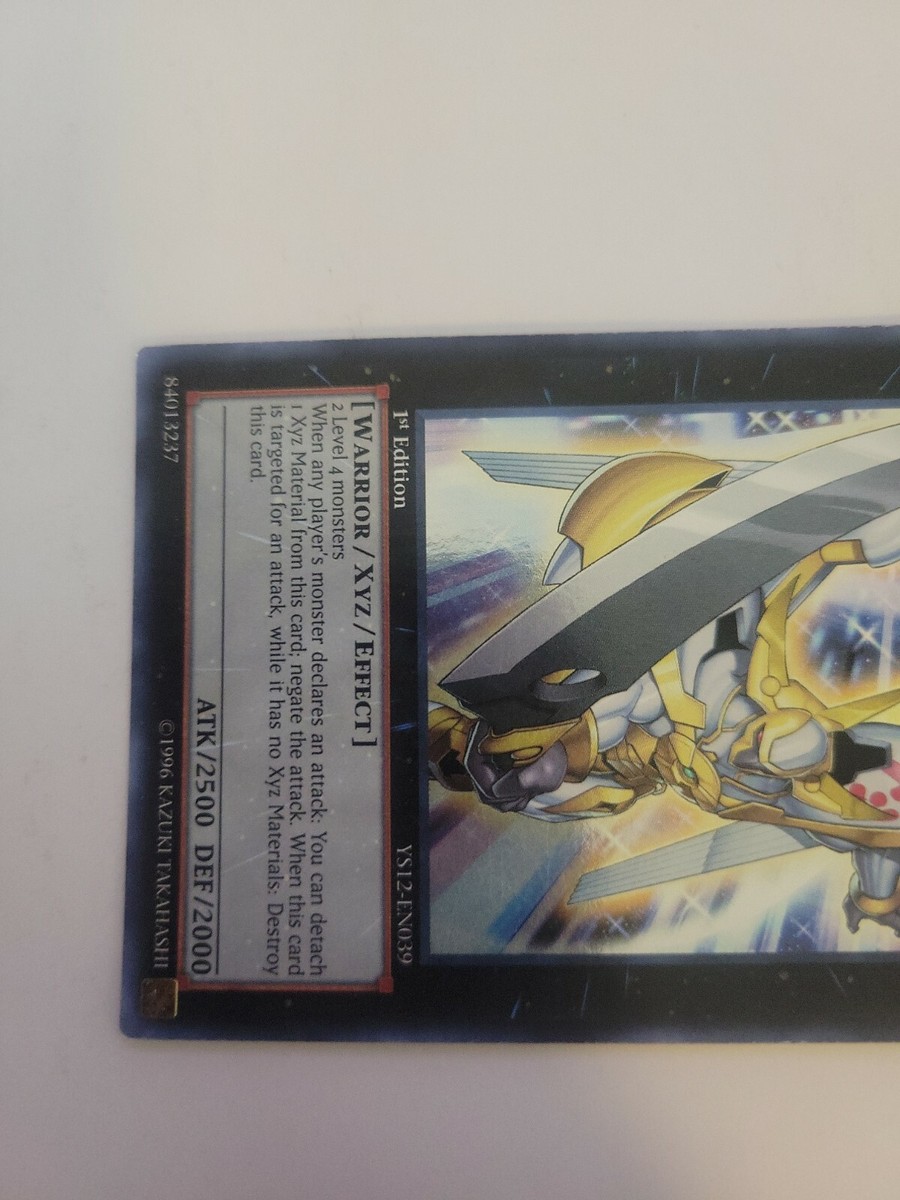 Yu-Gi-Oh! TCG Number 39: Utopia YS12-EN039 1st Edition XYZ Damaged