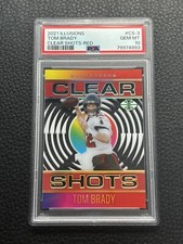 2021 Illusions Tom Brady Clear Shots Red /149 PSA 10 Pop 2 #CS-3