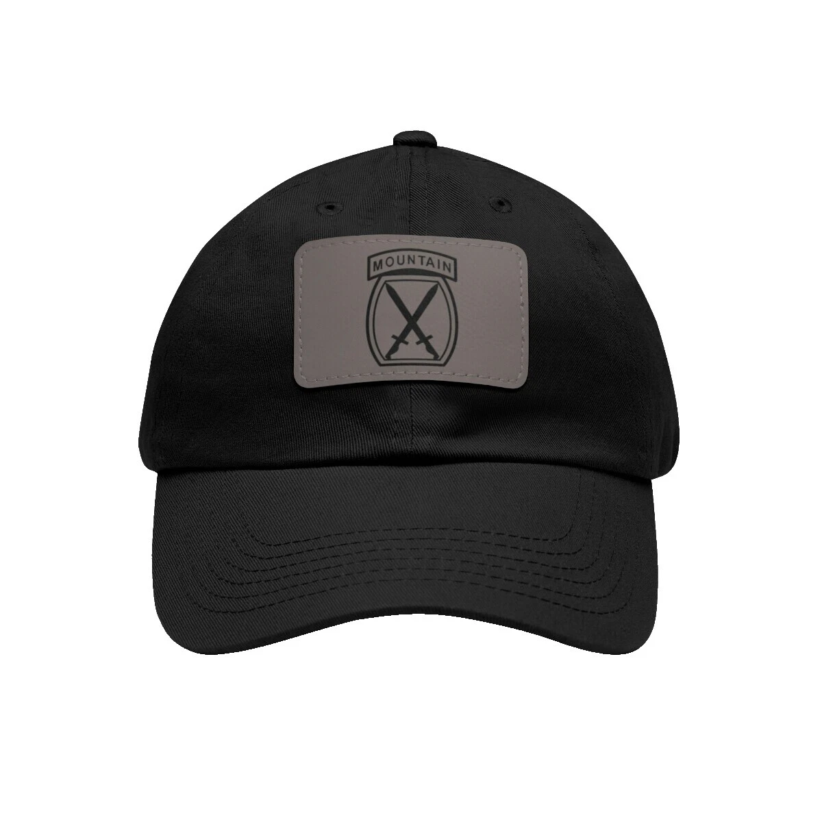 Black Leather Men's Trucker Hats