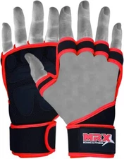 MRX Workout Gloves Weight Lifting Wrist Wraps sticky Palm Protection with Extra