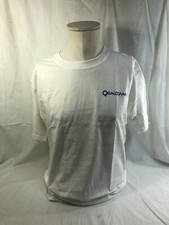 NEW Vintage 90s Streetwear Mens Large Thrashed Spell Out Qualcomm T-Shirt QChat