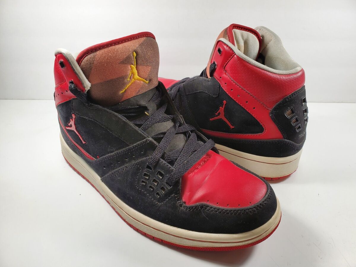 Nike Jordan Flight 2009 Basketball Shoes Black Red 372704 Nike Jordan Flight 2009 Basketball Shoes Black Red 372704