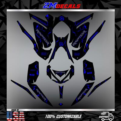 Kit Autocollants Yamaha Raptor 700 – Graphiques Personnalisables Pour ATV