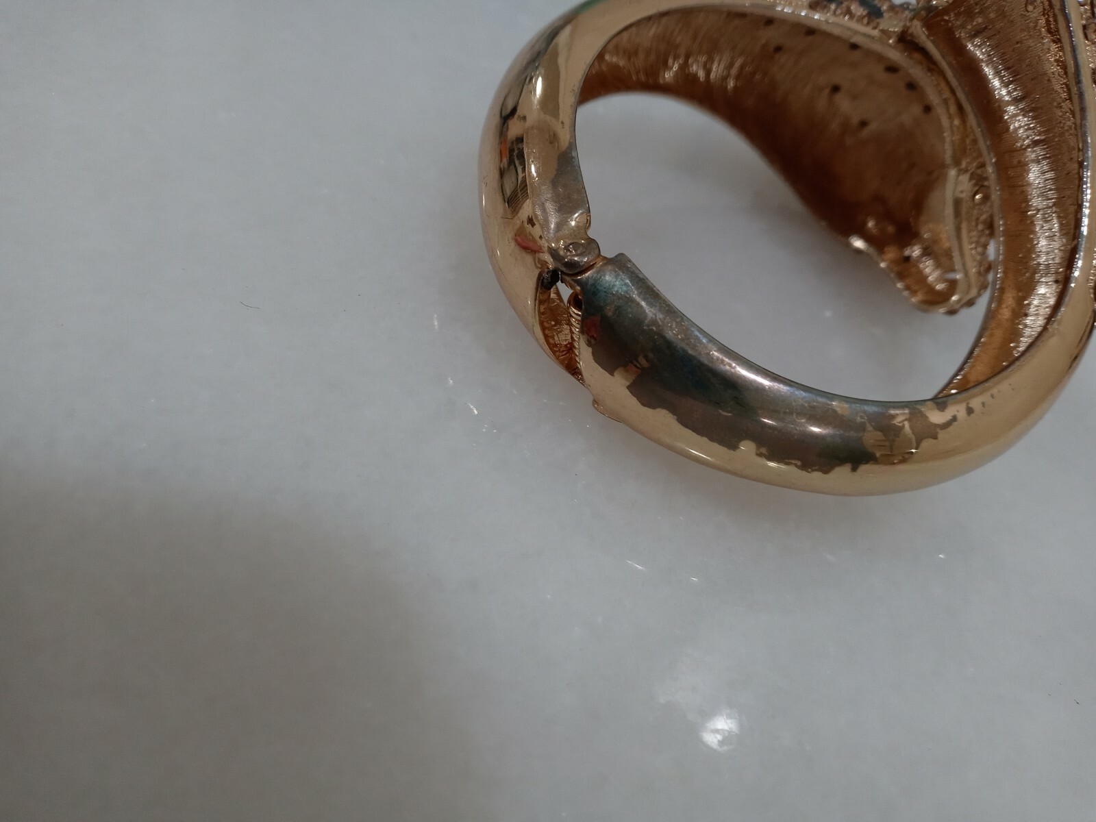 Panther Rhinestone Bangle Bracelet - image 8