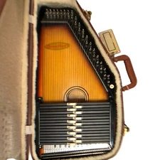 CHROMAHARP 36 STRINGS W CASE AND MUSIC RECORD