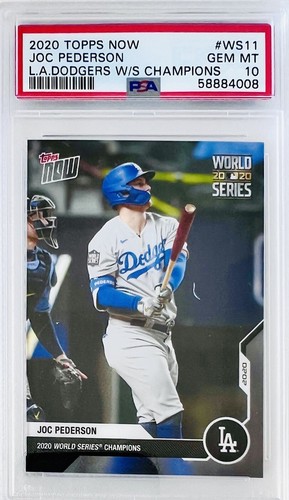 2020 Topps Now WS-11 Joc Pederson