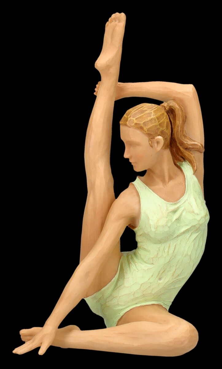 Yoga Figure Woman Abstract - Compass Pose
