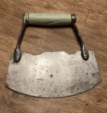 ANTIQUE PRIMITIVE CHOPPER WITH DIFFERENT STYLE HANDLE
