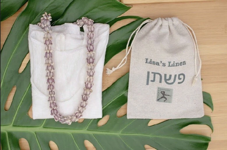 Size S Lisa’s Linen Tank Top Cream Layer Cream Camisole Organic Handmade New - Image 2 of 4