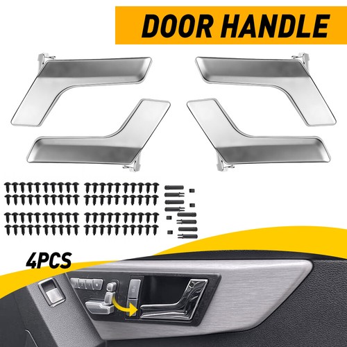 4X Left & Right Side Interior Door Handle For Mercedes-Benz C350 3.5L 08-15 E