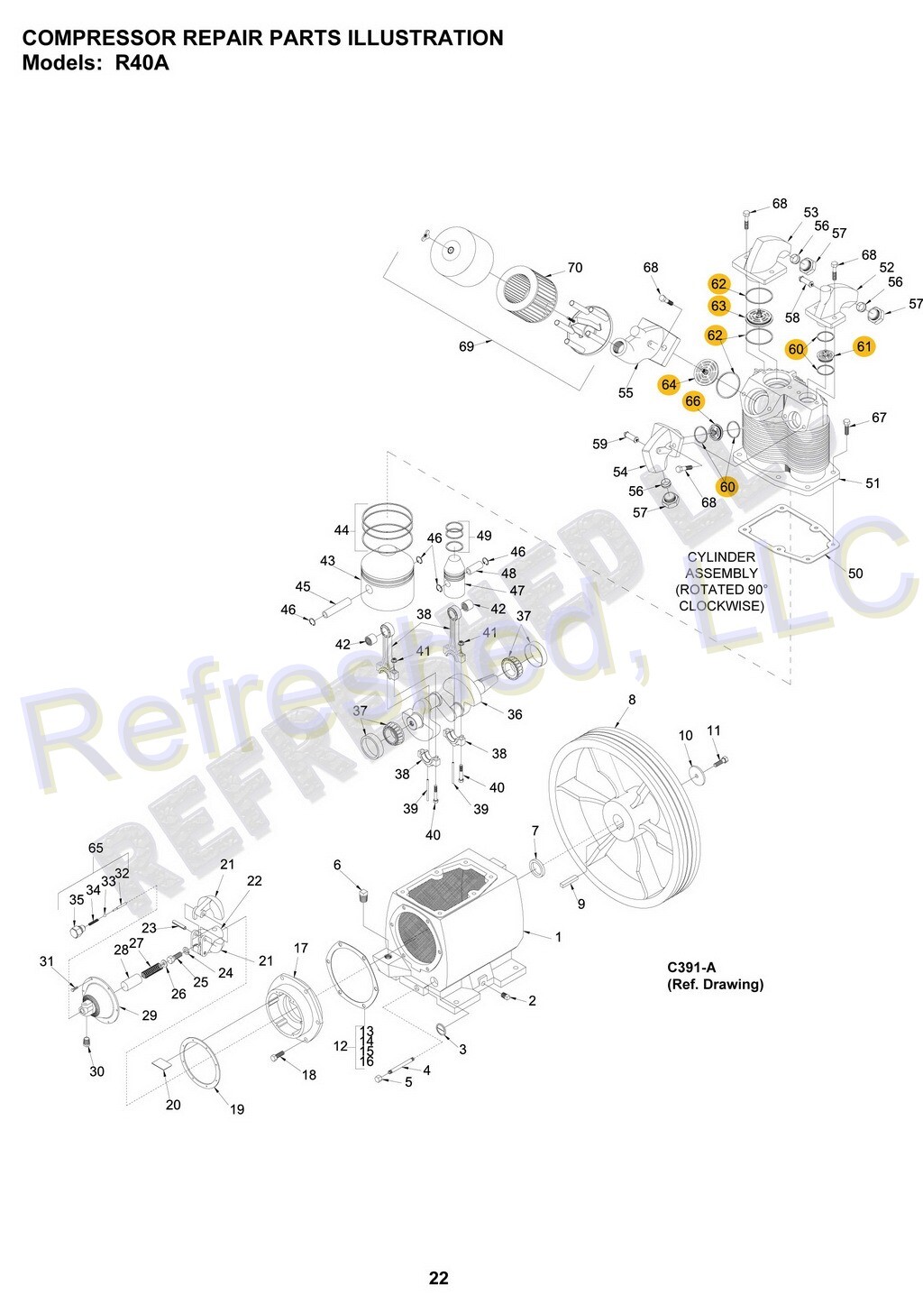 Champion Compressor R40 CHAMPION VALVE KIT AIR COMPRESSOR PARTS Z656 VSHOK R40 CH R40A | eBay