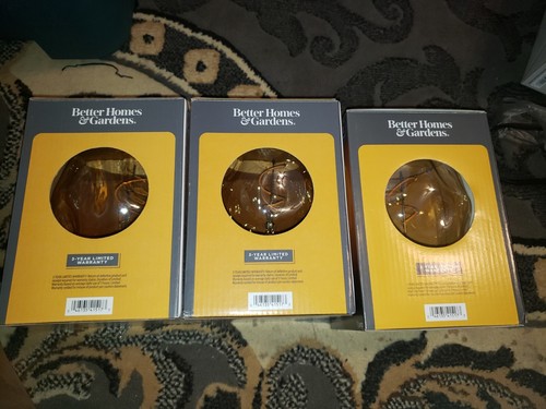 BH&G LED Vintage Style Light Bulb, Irregular G40 60W Amber, Dimmable 3 PACK - Picture 2 of 4