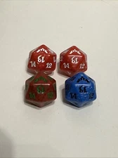 4X Gatecrash Spindown Dice Lot Magic the Gathering - Gruul - Dimir - Boros