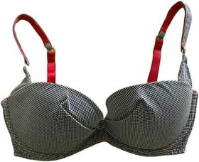 Agent Provocateur houndstooth check bra suspender briefs waspie 32C 32DD THORA