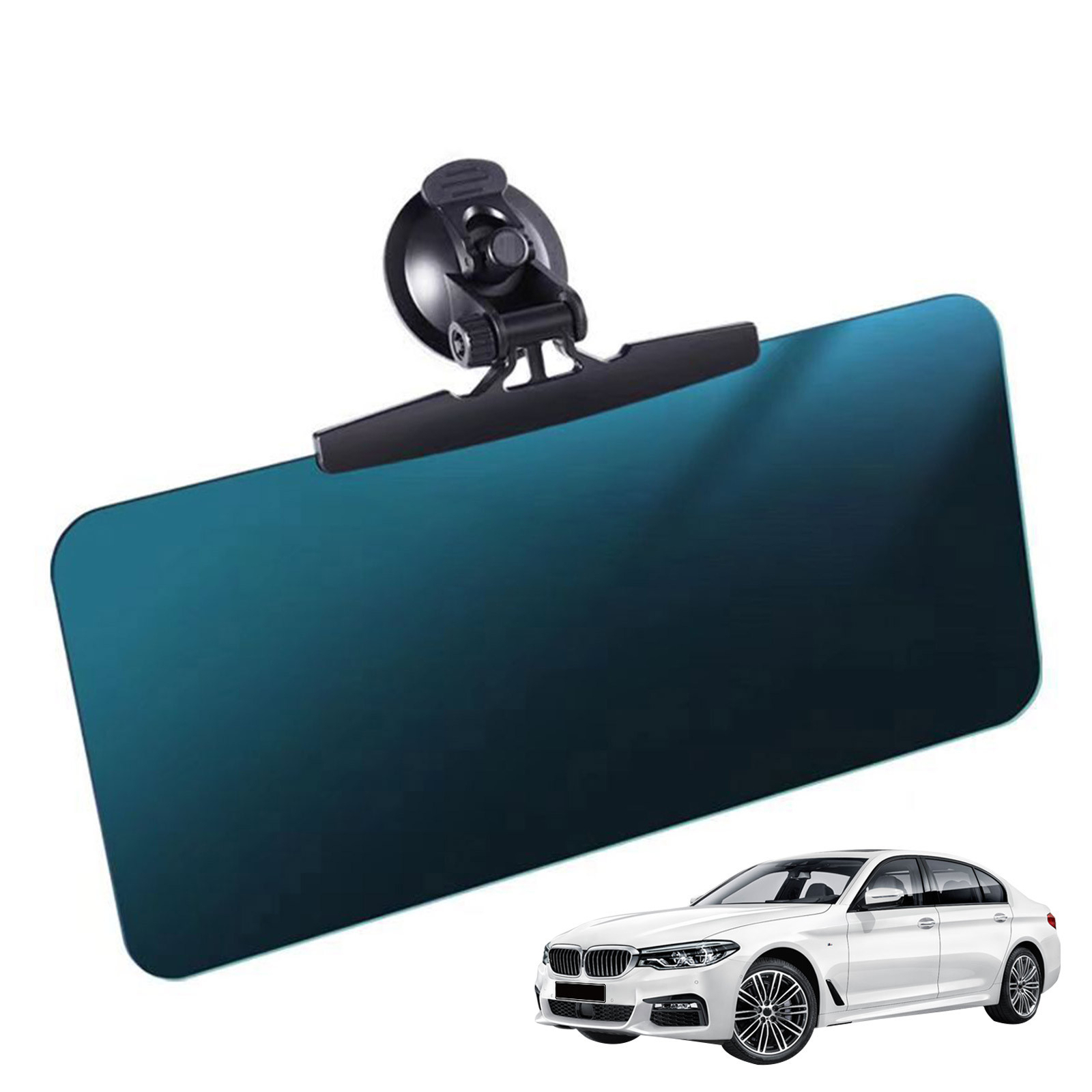 1PCS Car Adjustable Sun Visor Suction Cup AntiGlare Sun Visor SUV Sun