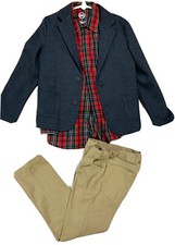 WONDER NATION Boy's size 6 SUIT 3 Pc SET Blazer, Shirt  Pants