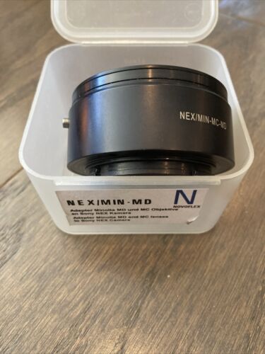 Novoflex Adapter For Minolta MD/ MC Lenses to Sony E-Mount Body (NEX/MIN-MD) - Afbeelding 1 van 9
