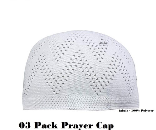 Men Islamic Cap Muslim prayer Skull round Namaz Topi Kufi Hat Free Ship 03 Pack - Picture 37 of 44