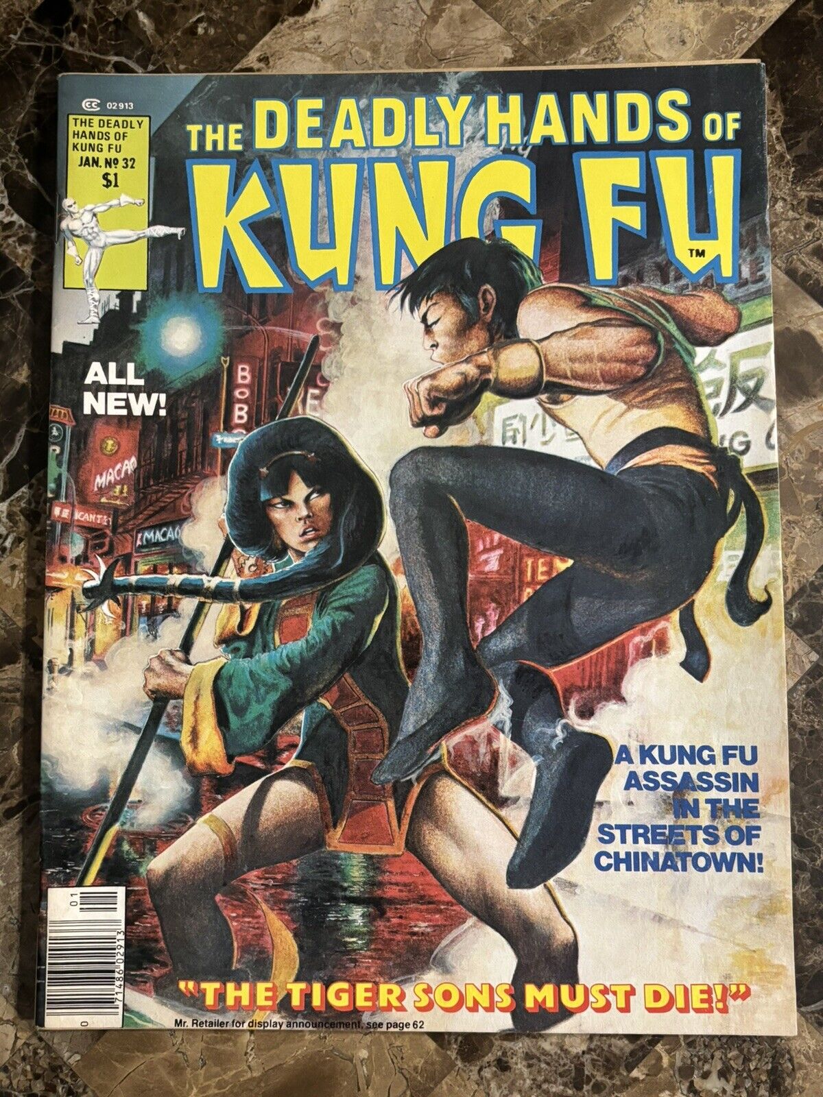 The Deadly Hands of Kung Fu #32 (1976 Marvel) 1st Daughters of the Dragon, Misty