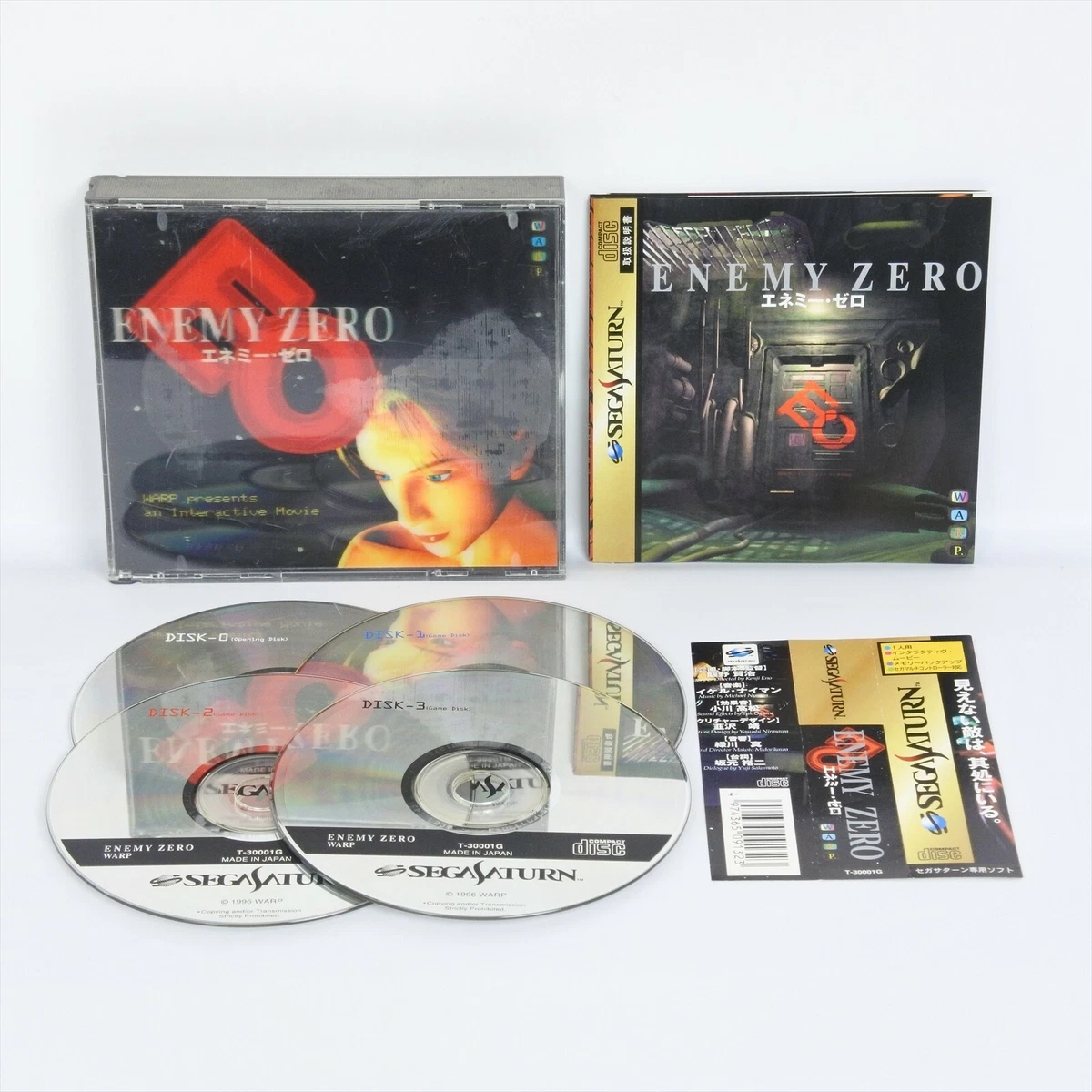 Jeu Sega Saturn Enemy Zero – Import Japonais (JP) – T-30001G Avec Boîte
