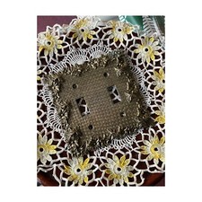 Vintage Cast Brass double Light Plate Switch Cover Single M.C. Co. Decor Floral