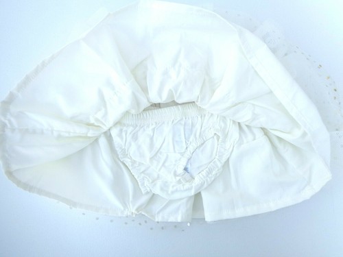 NEW Carters Baby Girls Clothes Dress Gold White Christmas Party Wedding 3M 3 - Picture 3 of 11